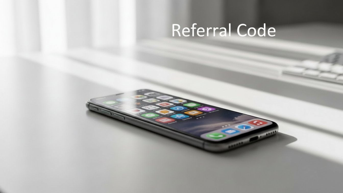 Referral code hero banner